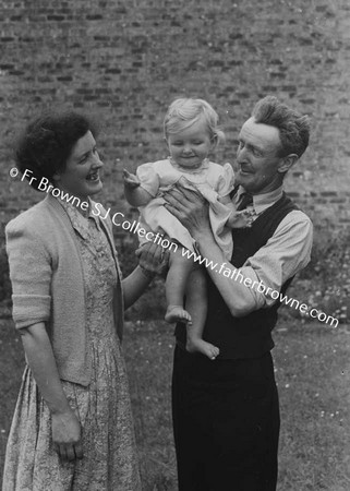 MRS ROSS WITH BRIGID MARY (GODCHILD)  NED AND KITTY MOLONEY WITH B-M